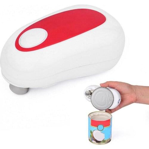 Electric Can Opener Portable Battery Powered Automatic Smooth Handheld Can Opener for Home Seniors and Professional Chefs