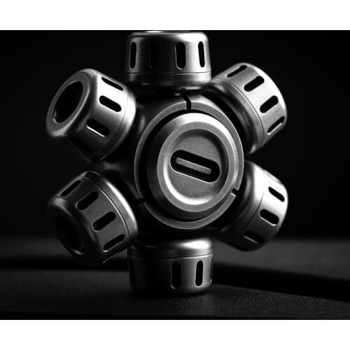 Fingertip Gyro Rotates Between Fingers For Super Long Time And High Speed Mute EDC Black Technology