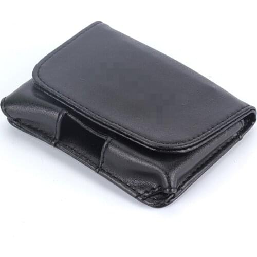 Leather Card Guard Playing Card Deck Carrier Case (Can Hold Two Decks) Card Clip Magic Tricks Close Up Accessories Gimmick Props
