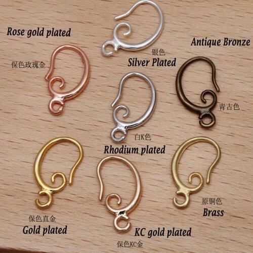 200pcs pure copper ear hook earring accessories earring hooks jewelry findings