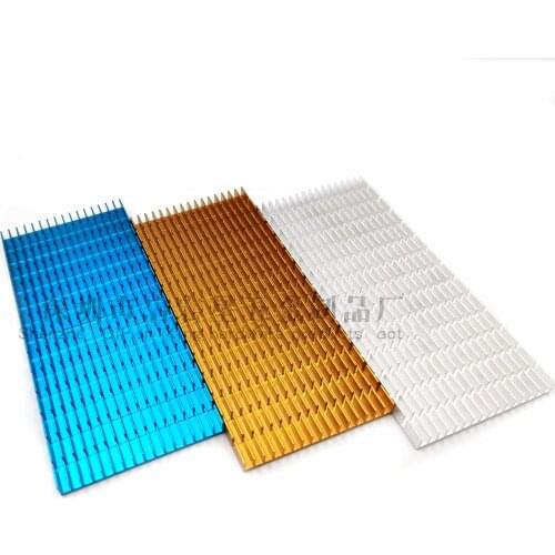 CPU Cooler Heat sink 150*65*8MM Groove Power Amplifier Cooling Block Heat Dissipating Thin Aluminum Sheet Ultrasonic IC Heatsink