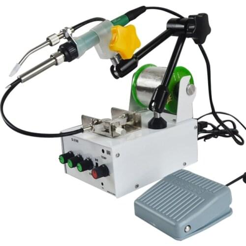 220V Multi-function Automatic Soldering Machine Pedal Electric Spot Welder 60W 0.8mm-1.6mm Welding Equipment 2021 New Tool