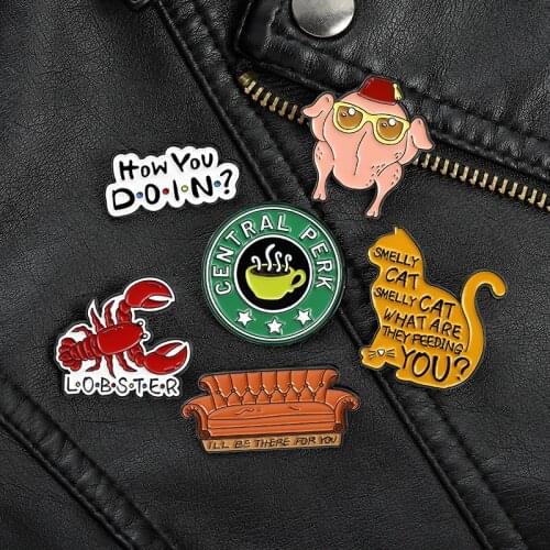 Cartoons Anime Lapel Pins Women Enamel Badges Cute Decorative Brooches For Backpack Mini Hijab Pins Badges Accessories Jewelry
