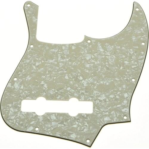 USA Spec Aged Pearl Pick guard 5 String Jazz J Bass Pickguard Scrach Plate
