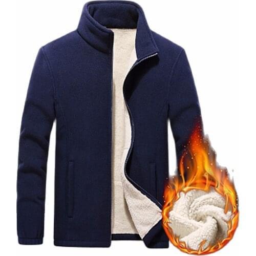 Casual Sports Autumn Mens Coat Polar Thickened Mens Coat Cashmere Warm Mens Coat Classic Mens Hoodie Plus Size Mens Wear