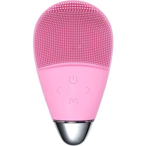 Facial Cleaning Brush Electric Mini Face Cleansing Brush Wireless Silicone Facial Cleaner Pore Blackhead Remover Skin Care Tool