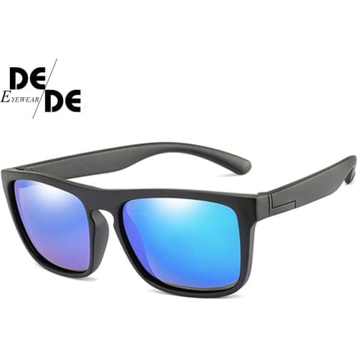 New Fashion Kids Polarized Sunglasses Brand Design Boys Girls Square Sun Glasses UV400 Child Shades Eyewear