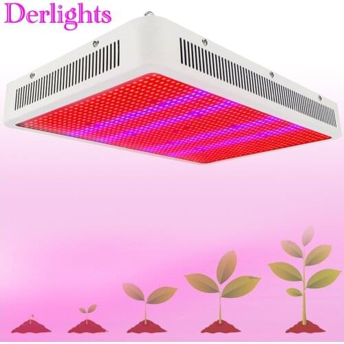 Derlights LED Grow Light 45W/300W/400W/800W/1200W/1600W/2000W Full Spectrum for Indoor Greenhouse Grow Tent Plants Grow Led Lamp