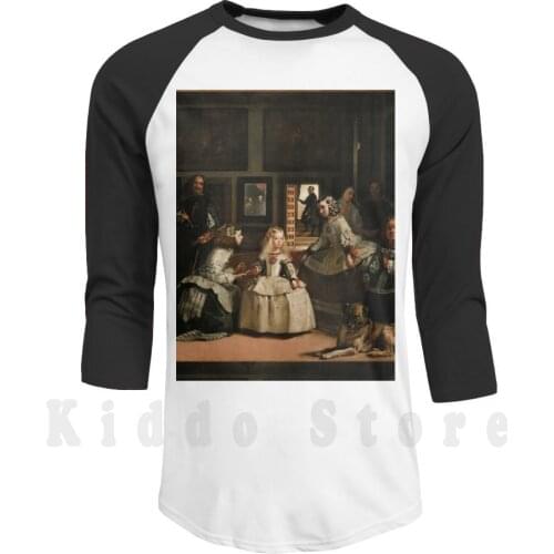 Las Meninas Diego Velazquez hoodie long sleeve Diego Velazquez Las Meninas Retro Traditional Velazquez