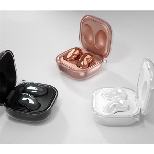 TPU Protective Case with a hook for Samsung Galaxy Buds Live Wireless Earphone Shockproof Shell Headphone Case Cover