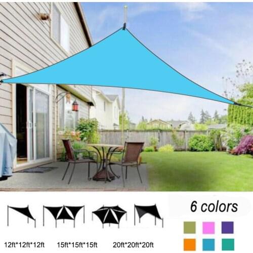 Spot UV Protection Canopy Outdoor Shade Triangular Rainproof Sunproof Awning VJ-Drop
