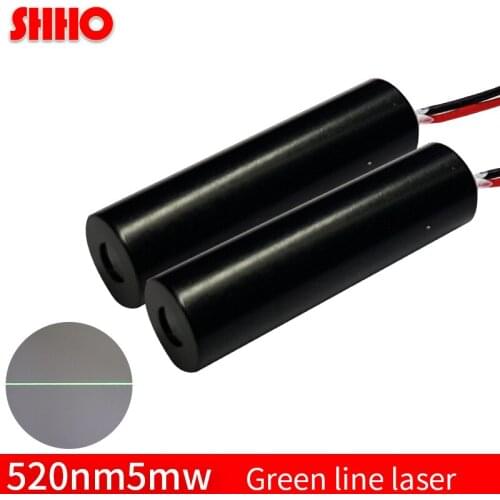 High quality 520nm 5mw green line laser module industrial class positioning laser locator transmitting tube laser launcher