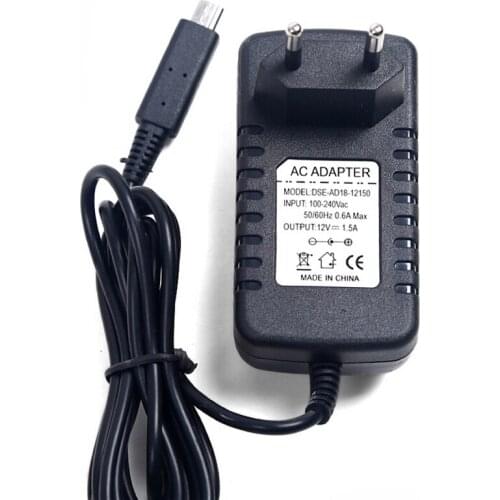 10pcs 12V 1.5A 18W Tablet Battery Charger EU Plug For Acer Iconia Tab A510 A700 A701 Power Supply Adapter Laptop Tablet Charger
