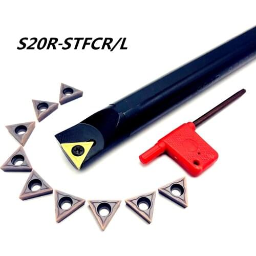 1PCS S10K-STFCR11 S12M-STFCR11 S16Q-STFCR11 internal superhard tool holder shockproof tool holder for TCMT110204/08 cutting tool