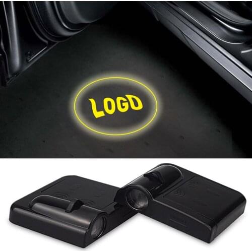 2Pcs LED Car Door Logo Light for Seat Leon 1 2 3 MK3 Ateca Arona Ibiza Toledo Exeo Cordoba FR Logo Projector Auto Welcome Lamps