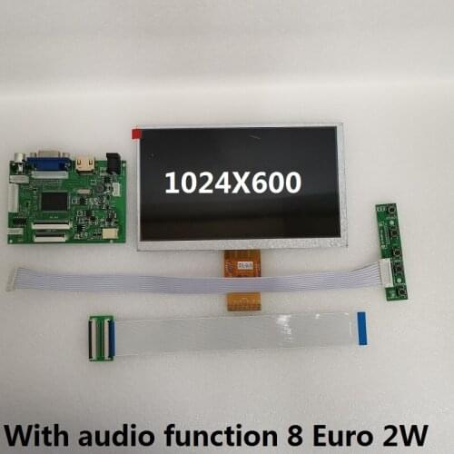 7-inch display capacitive touch module kit 1024x600 IPS HDMI LCD module car Raspberry Pi 3 5-point capacitive touch display