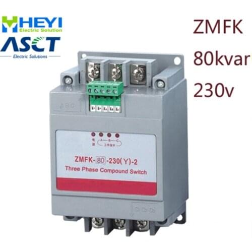 ZMFK automatic power factor correction with thyristor controll 230v 60kvar 80kvar Y type connection