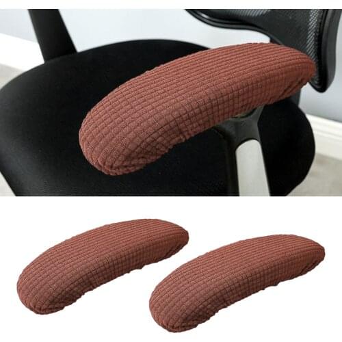 1 Pair Chair Armrest Cover Slipcover Office Computer Home Desk Gaming Chair Elbow Arm Rest Protector 25-33cm Long Armrest Cover