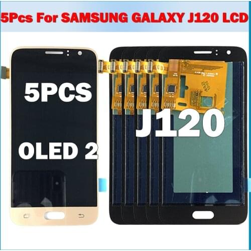 5pcs Test For Samsung J120 J120A J120H Display LCD Touch Screen Digitizer For Samsung Galaxy J1 2016 J120F LCD TFT Gen2 Adjust