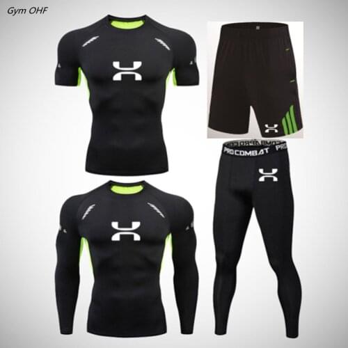 Men Sport kickboxing Jiu Jitsu Jerseys+Pants Fitness T shirt+Shorts BJJ Boxing Sets Gym MMA Rash Guard Fightwear Sportsuit Boxeo