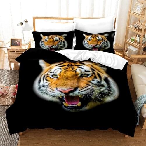 Tag Bedding Set Single Twin Full Queen King Size Animal Tag Bed Set Childrens Kid Bedroom Duvetcover Sets 3D Design 008