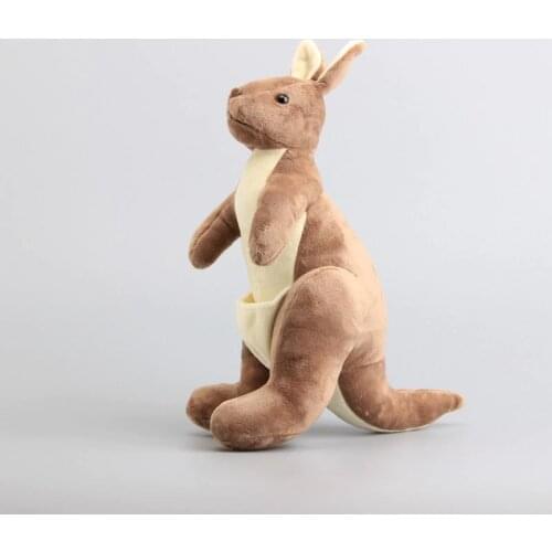 Cute Stuffed Animals Kangaroo Soft Toys Children Stimulation Animals Plush Dolls Kids Gift 12" 30 CM