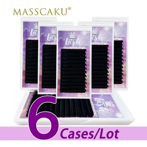 6case/lot High quality 12 lines one second making fans one touch fan volume private label lashes easy fan eyelash extensions