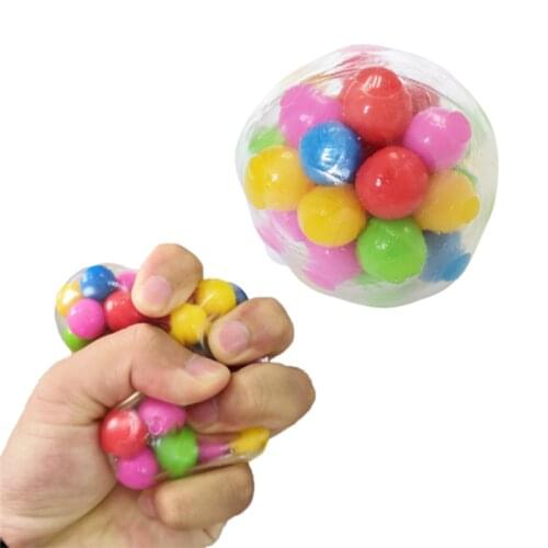 New vent water polo rainbow seven-color beads decompression tricky vent ball vent toy creative gift squeeze relieve health toy
