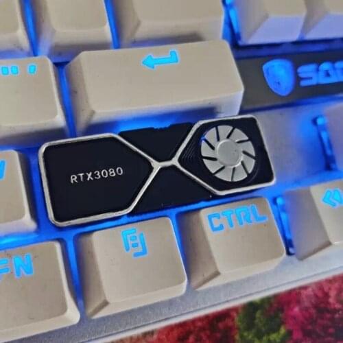 Personalized keycap Graphics card RTX3080 2.75u size Can be used for the SHIFT key on the right side of the mechanical keyboard