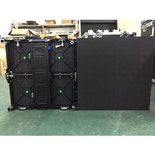 IP65 Outdoor LED panel 128*128 P3.91/P4.81 full color led anzeige 500*500mm waterproof led video wall transparent led display