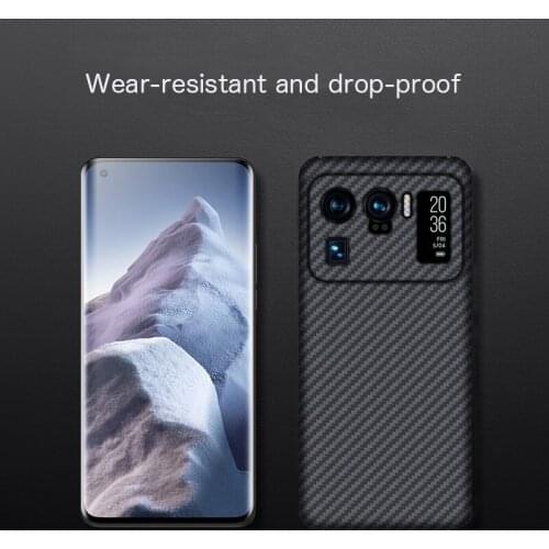 Mi11ultra Carbon fiber Case Cover FOR Xiaomi mi 11 Ultra Ultra-thin Business handmade