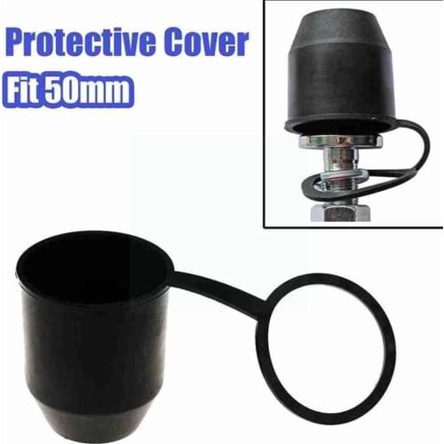 Universal 50mm Auto Plastic Tow Bar Ball Cover Cap Towing Protect Car Car Protection Accessories Towbar Towball Push-on Hit T4L2