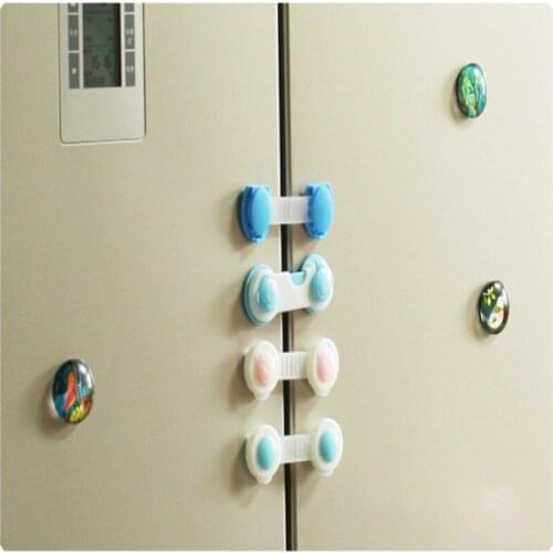 Child Safety Lock Sliding Door Cabinet Lock Safety Strap Baby For Home Kitchen Accessories Refrigerator Protection Security Lock