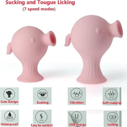 Sucking Cllit Vibrator Tongue Licking Silicone Vibrator For Women Clitoris Stimulation Massager Oral Sex Vibrators Sex Toys