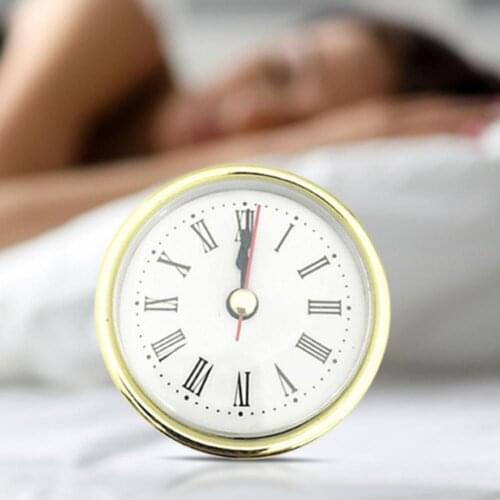 1 Set Insert Quartz Clock Eye-catching High Durability Plastic Mini Quartz Movement Clock Supplies for Home
