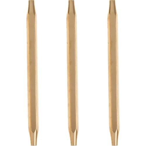 3pcs 75mm Half Hitch Brass Fly Tying Materials Kit Tool for Fly Tying