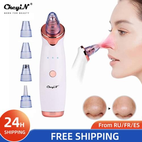 3 Levels Usb Rechargeable Suction Blackhead Remover Electric Pore Cleaneracne Remover Black Spots Removal Face Deep Cleaning