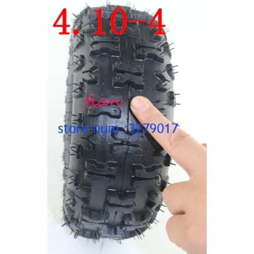4.10/3.50-4 410/350-4 ATV Quad Go Kart 47cc 49cc Chunky 4.10-4 Tire inner tube Fit All Models 3.50-4 4" tire