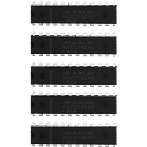 5Pcs New MAX7219 DIP DIP24 MAX7219CNG MAX7219ENG Monter Driver New