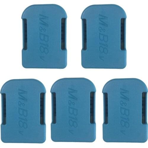 TOP 5 PCS Electric Tools Storage Fixed Bracket Installation Base Display Rack for Makita Lithium Battery