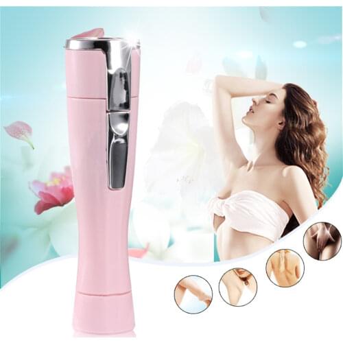 Mini Lady Epilator shaving knife Women Hair Remover Portable Depilatory Female Razor Shaver Travel Essentials KM-1012 DF
