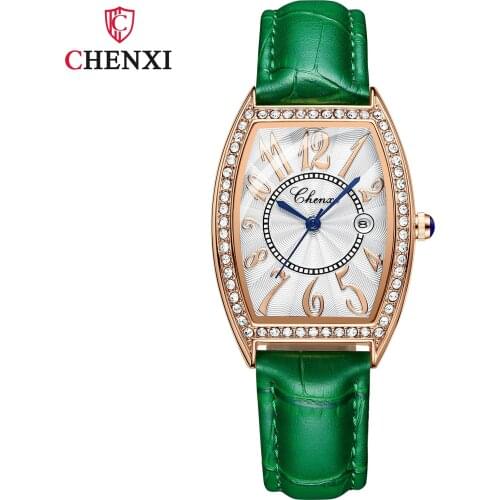 CHENXI New Woman Watch Waterproof Top Brand Luxury Dress Quartz Ladies Watches Casual Leather Bracelet Clocks Female Wristwatc
