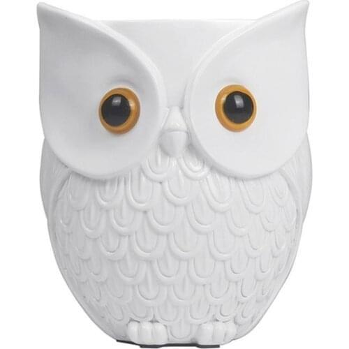 Owl Holder Speaker Owl Statue Stand Speaker Holder Lightweight for Echo Dot 4th/3rd for Home Mini/for Nest Mini (2nd generation)