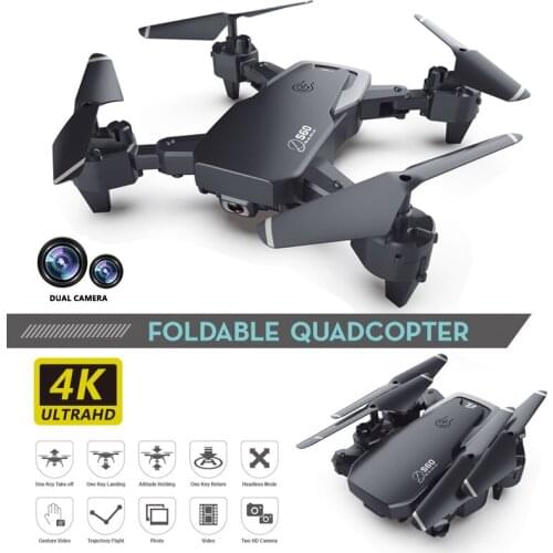 New Drone 4k HD Wide Angle Camera 1080P WiFi FPV Drone Dual Camera Rc Quadcopter Height Keep Drone Camera RC Helicopter Toy Gift