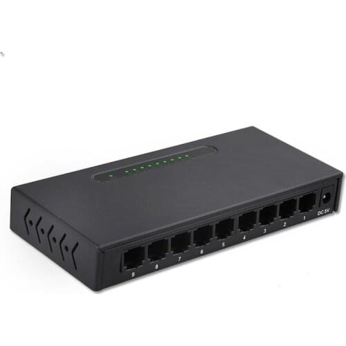 DIEWU ICplus 9 ports Lan Megabit 10/100Mbps Ethernet switch