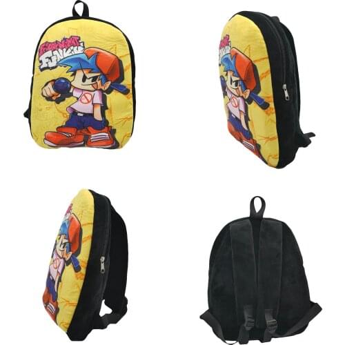 New Friday Night Funkin Backpack Bag Canvas Bag Student SchoolBag Men Casual Travel Teenager Fashion Friday Night Funkin Bagpack