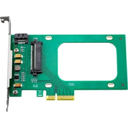 NVMe Controller ANU2PE04 U.2 PCIe X4 Controller Support U.2 HDD, PCIe To SFF8639 (U.2) not with SSD