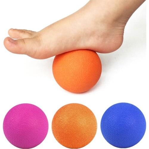 Lacrosse Massage Ball Sport Yoga Gym Balls TPE Mobility Trigger Point Body Pilates Fitness Training Neck Pain Muscle Release