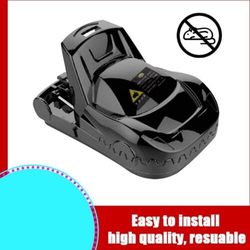 1Pcs Black Home Plastic Rat Traps Mice Mouse Traps Mousetrap Bait Snap Spring Rodent Catcher Pest Control Powerful Mouse Trap
