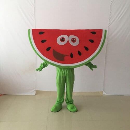 Adult Fruit Vegetable Watermelon Mascot Costume Fancy Dress Mascots Custome for Halloween Christmas